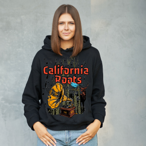 California Roots Printed Female Hoodie (HF2) - Image 3