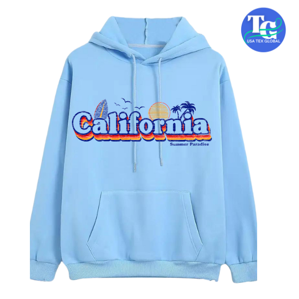 Premium Quality Hoodie California Summer Paradise Printed Male Hoodie