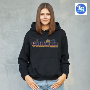 Premium Quality Hoodie California Summer Paradise Printed Female Hoodie