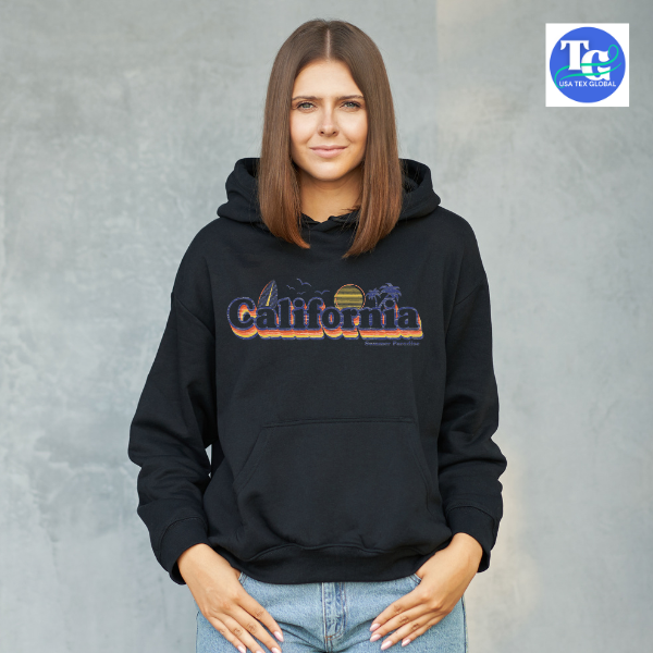 Premium Quality Hoodie California Summer Paradise Printed Female Hoodie