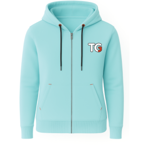 Women's zipper hoodie