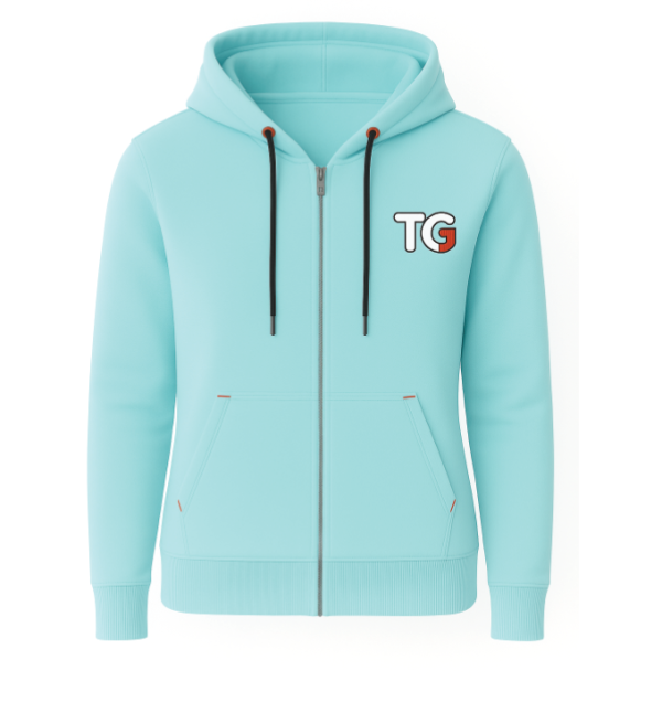 Women's zipper hoodie