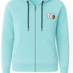 Women's zipper hoodie